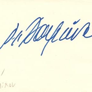 Mikhail Baryshnikov Dancer Actor TV Movie Autographed Signed Index Card JSA COA