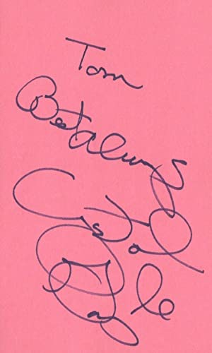 Crystal Gayle Singer Country Music 1979 Merv Griffin Signed Index Card JSA COA