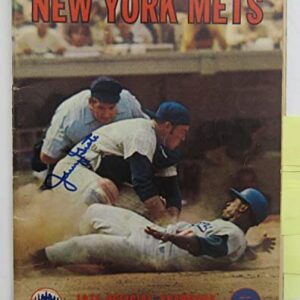 Tom Seaver Nolan Ryan Jerry Koosman +17 Signed 1971 Mets Yearbook JSA XX78761 - Autographed MLB Magazines