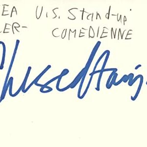 Chelsea Handler Stand Up Comedian Actress Autographed Signed Index Card JSA COA