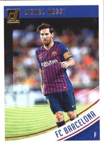 2018-19 panini donruss soccer #1 lionel messi fc barcelona official panini 2018-2019 futbol trading card