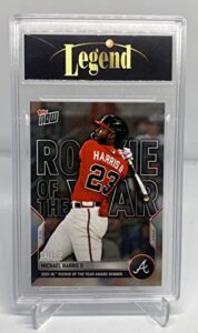 certified mint+ michael harris ii 2022 topps now #os-35 rookie of the year trading card