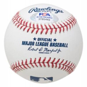 Zack Wheeler Philadelphia Phillies Signed Official MLB Baseball w/Case PSA - Autographed Baseballs