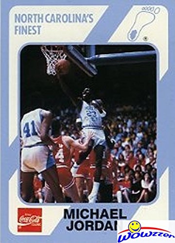 Michael Jordan 1989 North Carolina Tar Heels Collegiate Collection #14 College ROOKIE Card in Mint Condition ! Shipped in Ultra Pro Top Loader to Protect it !