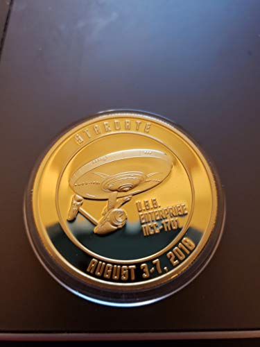 U.S.S. Enterprise 2016-50th Anniversary - Las Vegas Convention COIN William Shatner NEW LOOK