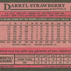 1989 Topps #300 Darryl Strawberry