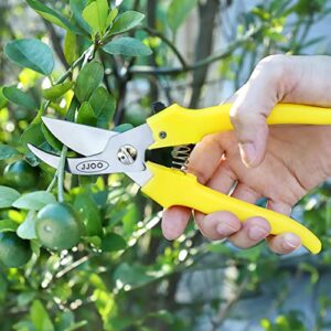 4 PCS Garden Shears, Stainless Steel Garden Scissors With PP Handle, Heavy Duty Hand Garden Clippers, Pruning Shears for flowers, plant, Floral and Bonsai