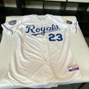 2009 Zack Greinke Kansas City Royals Game-Used & Autographed Home Jersey JSA COA - MLB Autographed Game Used Bats