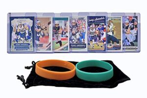 danny amendola football cards (7) assorted bundle – miami dolphins trading card gift set