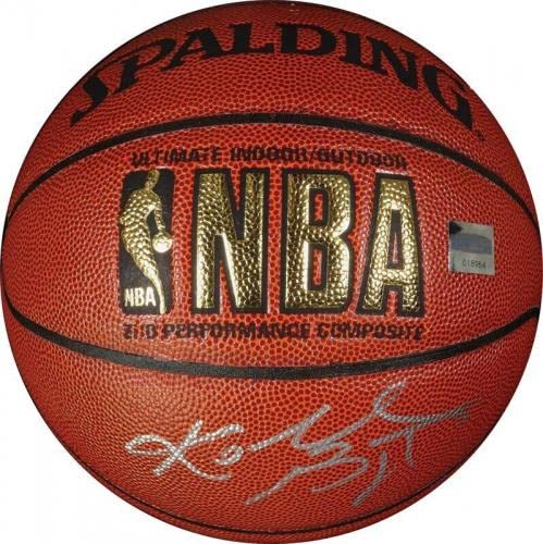 Kobe Bryant Signed Spalding NBA Basketball Bold Auto PSA DNA COA - Autographed Basketballs