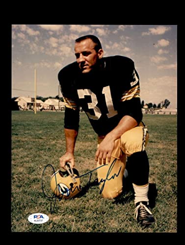 Jim Taylor PSA DNA Signed 8x10 Autograph Photo Packers - Autographed NFL Photos