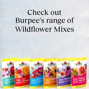 Burpee Cutting 50,000 Bulk, Multi, 1 Bag | 15 Varieties of Non-GMO Flower Perennial Wildflower Seeds Pollinator Mix | Covers 1,000 Sq. Ft, Multicolor