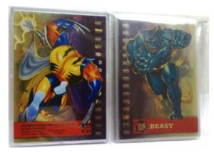 1995 marvel fleer ultra x-men suspended animation chase card set (10 of 10) / marvel comics