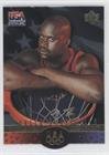 shaquille o’neal (basketball card) 1996 upper deck usa basketball deluxe gold edition – sp #s5