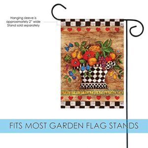 Toland Home Garden 119800 Checkerboard Bouquet 12.5 x 18 Inch Decorative, Garden Flag (12.5" x 18")