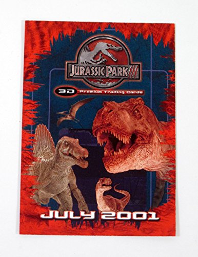 Lot of (50) 2001 Inkworks Jurassic Park 3 3D Promo Card (JP3D-1) Nm/Mt