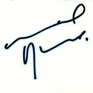 Gabriel Byrne Actor Signed 3x5 Index Card with JSA COA