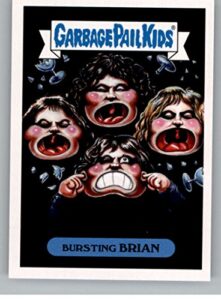 2017 topps garbage pail kids series 2 classic rock #18b bursting brian