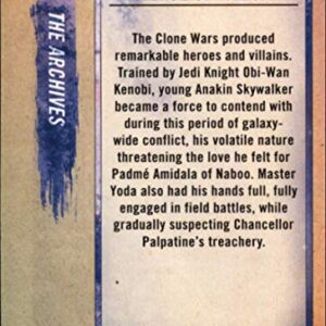 2018 Topps Star Wars Galaxy #77 Revenge of the Sith Anakin Skywalker, Yoda, Chewbacca and Obi-Wan Kenobi Official Movie Saga Trading Card
