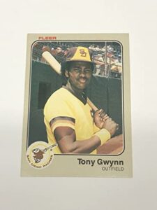 1983 fleer baseball #360 tony gwynn rookie card