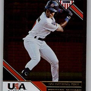 2020 Panini USA Stars and Stripes Retail Base #56 Termarr Johnson RC Rookie USA Baseball 15U National Team Baseball Trading Card