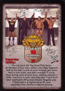 wrestling wwe raw deal vengeance ccg 2004 promo card triple h wwf