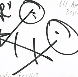 Tyson Ritter Vocals Bassist All American Rejects Rock Signed Index Card JSA COA