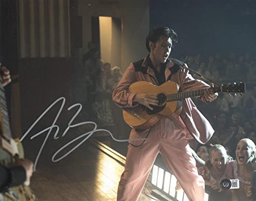 AUSTIN BUTLER SIGNED ELVIS 11X14 PHOTO AUTHNETIC AUTOGRAPH PROOF PIC BECKETT 11