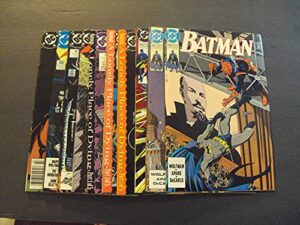 10 iss batman #435-437,439-443,445-446 copper age dc comics