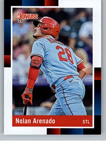 2022 Donruss #278 Nolan Arenado St. Louis Cardinals Retro 1988 Official MLB PA Baseball Card in Raw (NM or Better) Condition