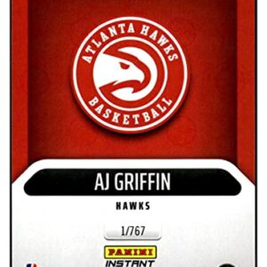 AJ GRIFFIN RC 2022-23 Panini Instant Year One /767#16 Hawks ROOKIE NM+-MT+ NBA Basketball