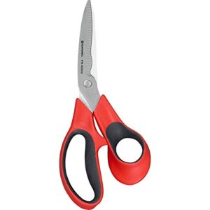 corona stainless steel floral scissors, 3 inch blade, fs 4000, red