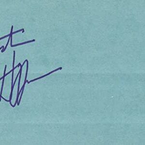 Dustin Hoffman Actor Movie Autographed Signed Index Card JSA COA