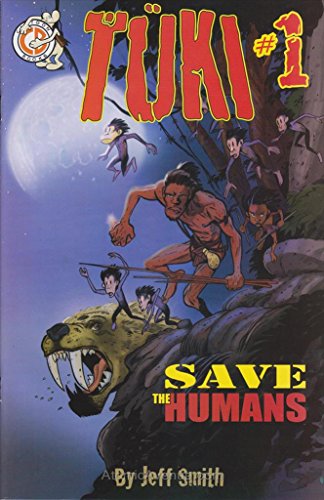 Tuki: Save the Humans #1 VF ; Cartoon Books comic book | Jeff Smith