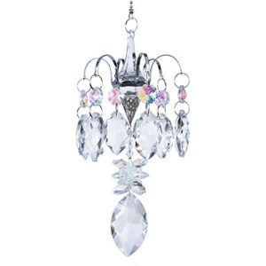 h&d hyaline & dora crystals horse eye prisms suncatcher hanging ornament rainbow maker hanger for home,garden decoration