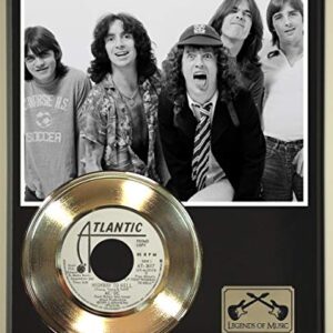 ACDC Highway To Hell Record Display Wood Plaque