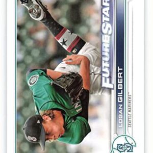 2022 Topps #156 Logan Gilbert Seattle Mariners Series 1 MLB Baseball Trading Card