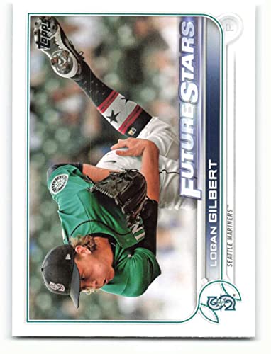 2022 Topps #156 Logan Gilbert Seattle Mariners Series 1 MLB Baseball Trading Card