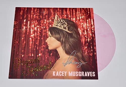 Kacey Musgraves Signed Autograph Pageant Material Vinyl Record Album Beckett COA