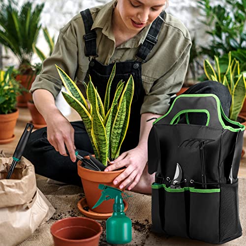 9 PCS Garden Tool Set Kids Gardening Tool Kit for Digging, Planting and Pruning, Gardening Hand Tools with Storage Bag, Ideal Garden Gifts for Men, Women and Any Gardener