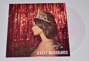 kacey musgraves signed autograph pageant material vinyl record album beckett coa