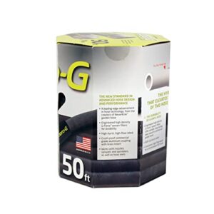 Zero-G 5/8 in. D X 50 ft. L Black Aluminum Garden Hose