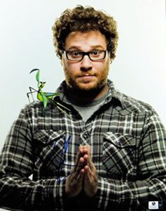 seth rogen signed autographed 11x14 photo kung fu panda mantis voice gv834605