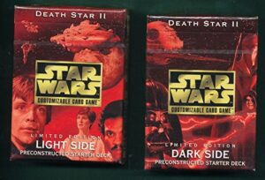 ccg death star ii 2 starter decks ls & ds