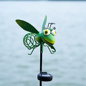 Joint Honglin Solar Praying Mantis Lights - Outdoor Insects Garden Stake Metal Decor Lights, Waterproof LED Decorative Lights for Pathway, Yard (Praying Mantis)