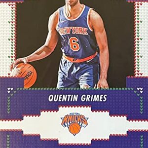 2021-22 Panini NBA Hoops QUENTIN GRIMES Sweater Patch ROOKIE Card RC - New York Knicks