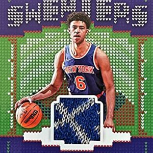 2021-22 Panini NBA Hoops QUENTIN GRIMES Sweater Patch ROOKIE Card RC - New York Knicks