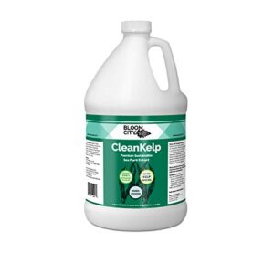 organic liquid seaweed and kelp fertilizer supplement by bloom city gallon, (128 oz) concentrated makes 750 gallons