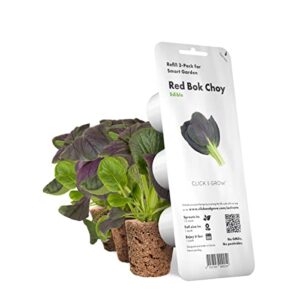 click and grow smart garden red bok choy plant pods, 3-pack