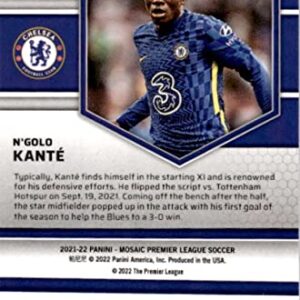 2021-22 Panini Mosaic Premier League #6 N'Golo Kante Chelsea FC Soccer